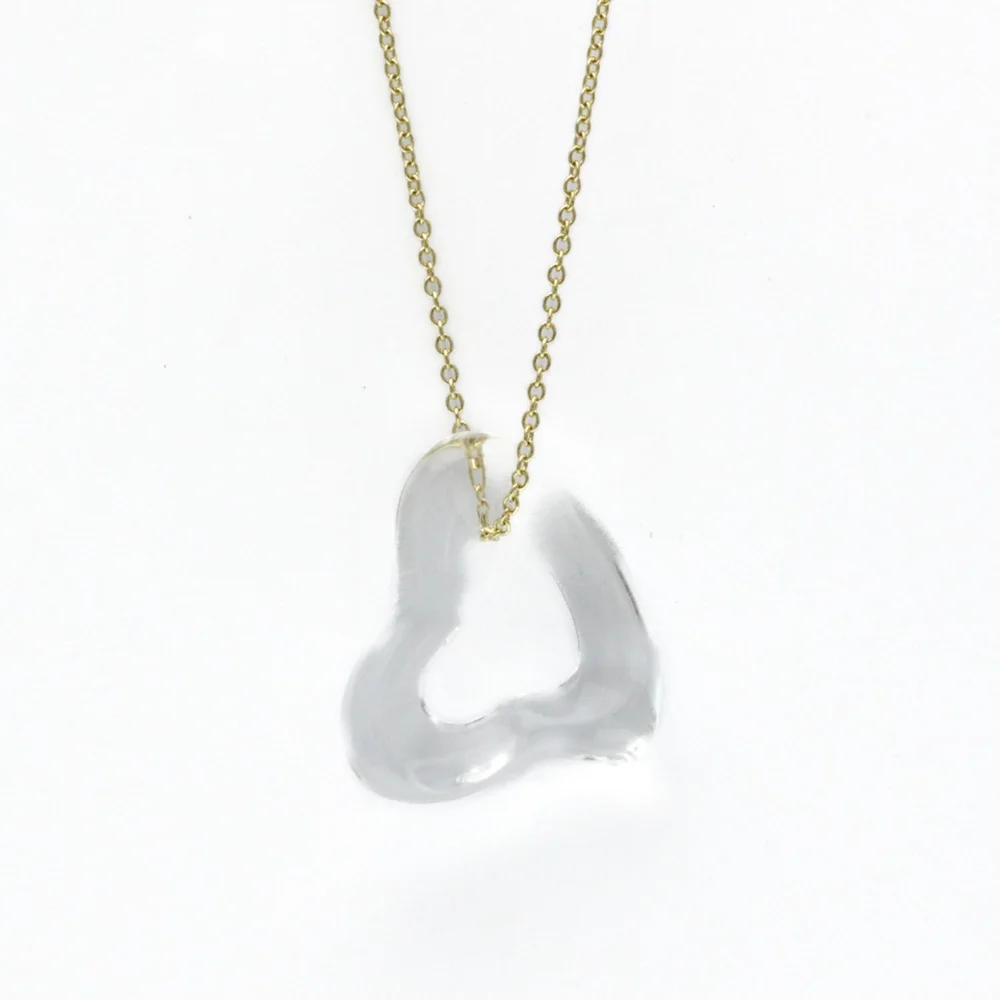 TIFFANY 18k Gold Heart Necklace